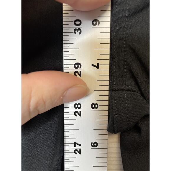 Express Stretch Pants Womens 3/4 Black Dress Slacks Bootcut Career Work Cropped - Picture 5 of 10